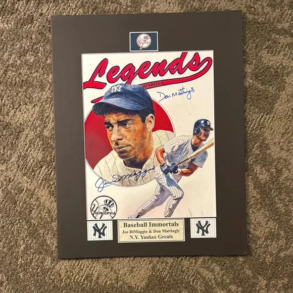 Yankees Legends Baseball Immortals Plaque - Picture 1 of 1